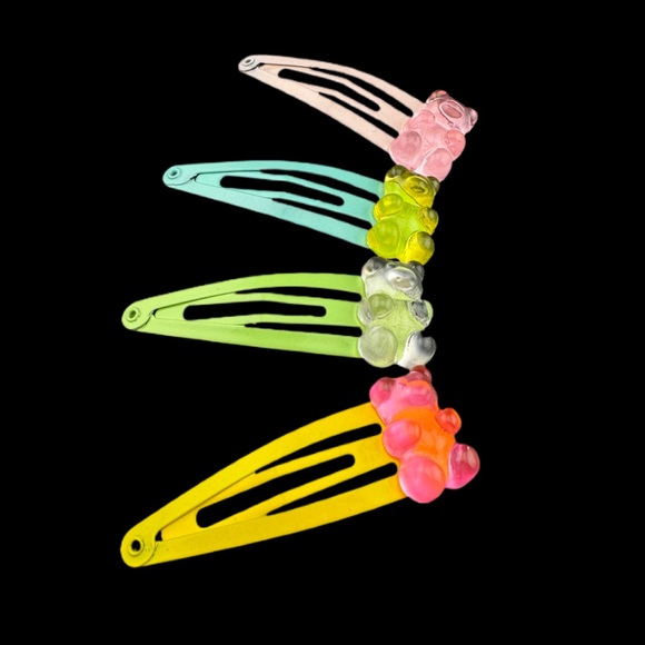 Gummy Bear Hair Clips - Picture 3 of 7
